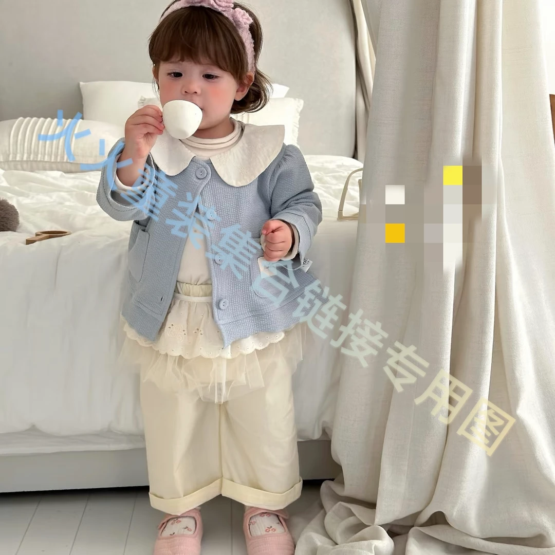 397-红色波点羽羽服单链接女童洋气衣服