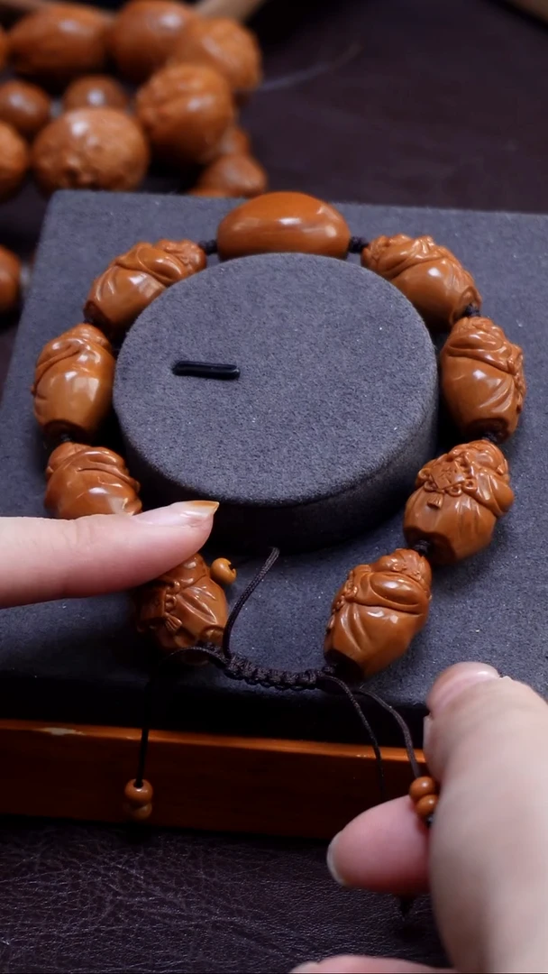 手串/手链橄榄核站立财神