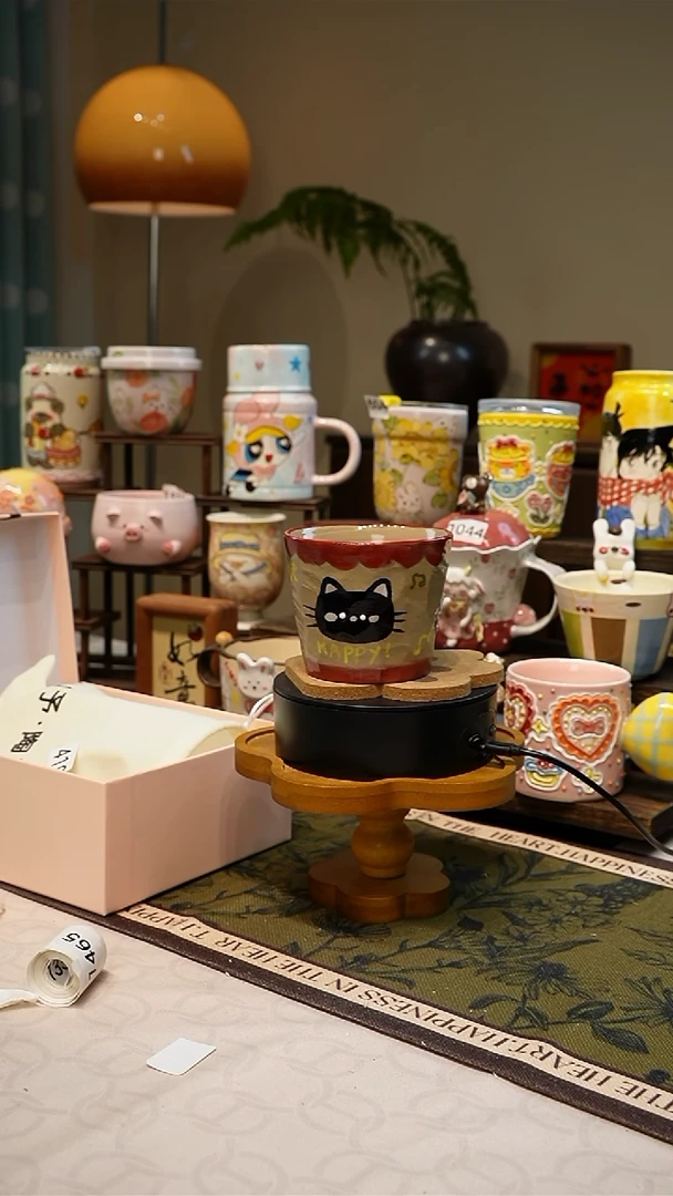 瓷【不带盒子】419高温釉下彩