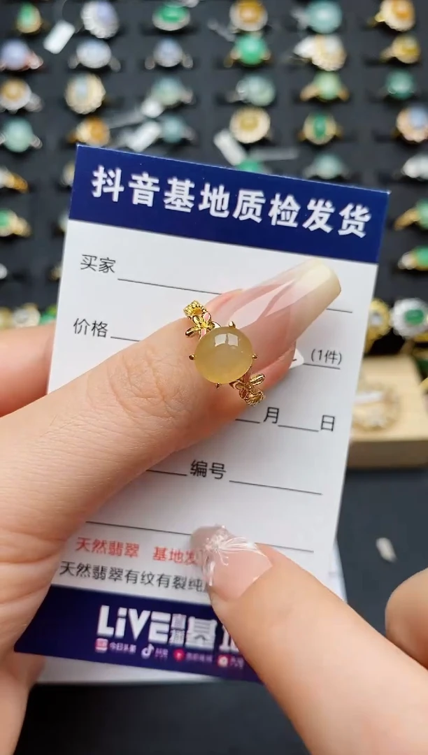 翡翠戒指银S925镶嵌..........