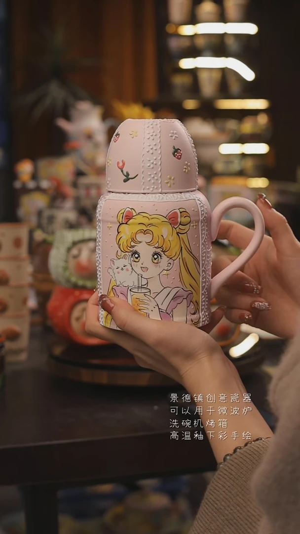 景德镇釉下彩绘设计师款式陶瓷