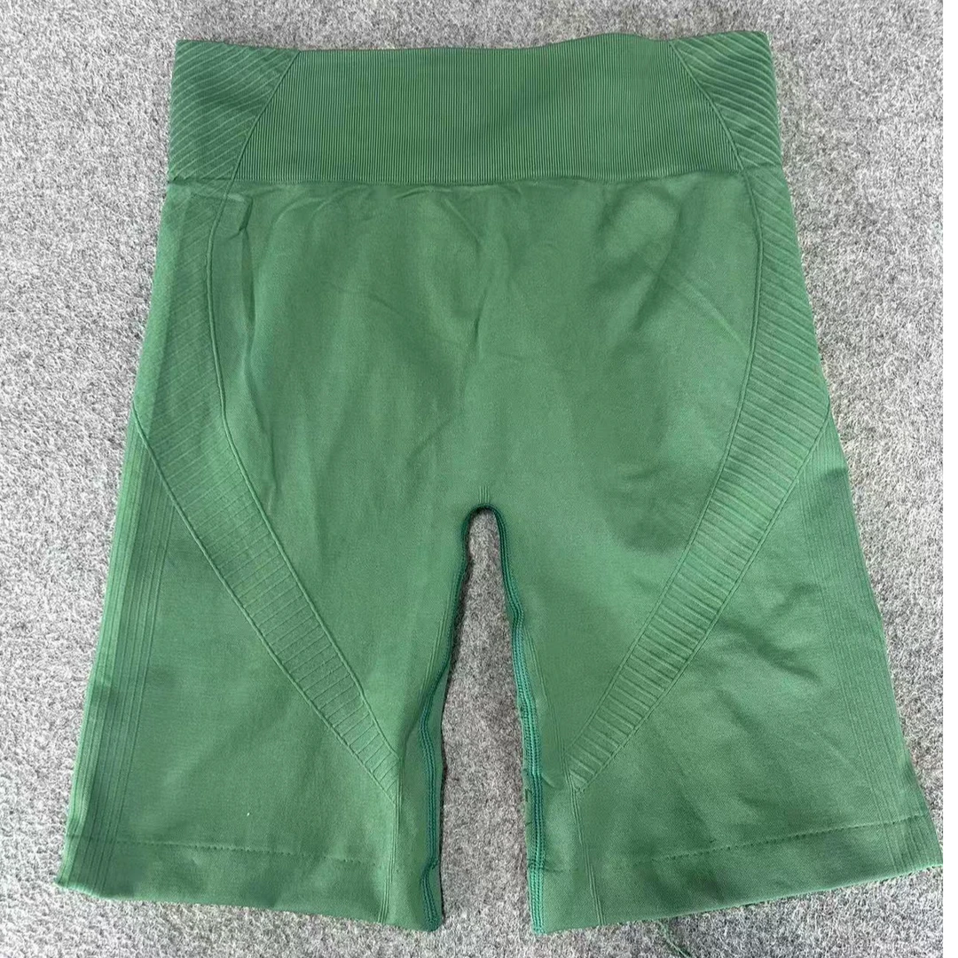 大码健身服瑜伽服无缝针织五分裤