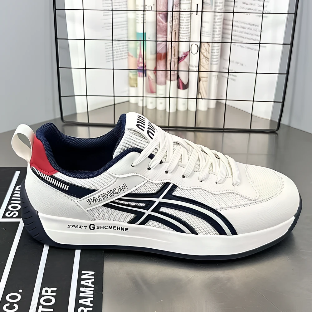 2025新款休闲鞋时尚百搭潮流轻便运动阿甘鞋透气软底夏季网面板鞋