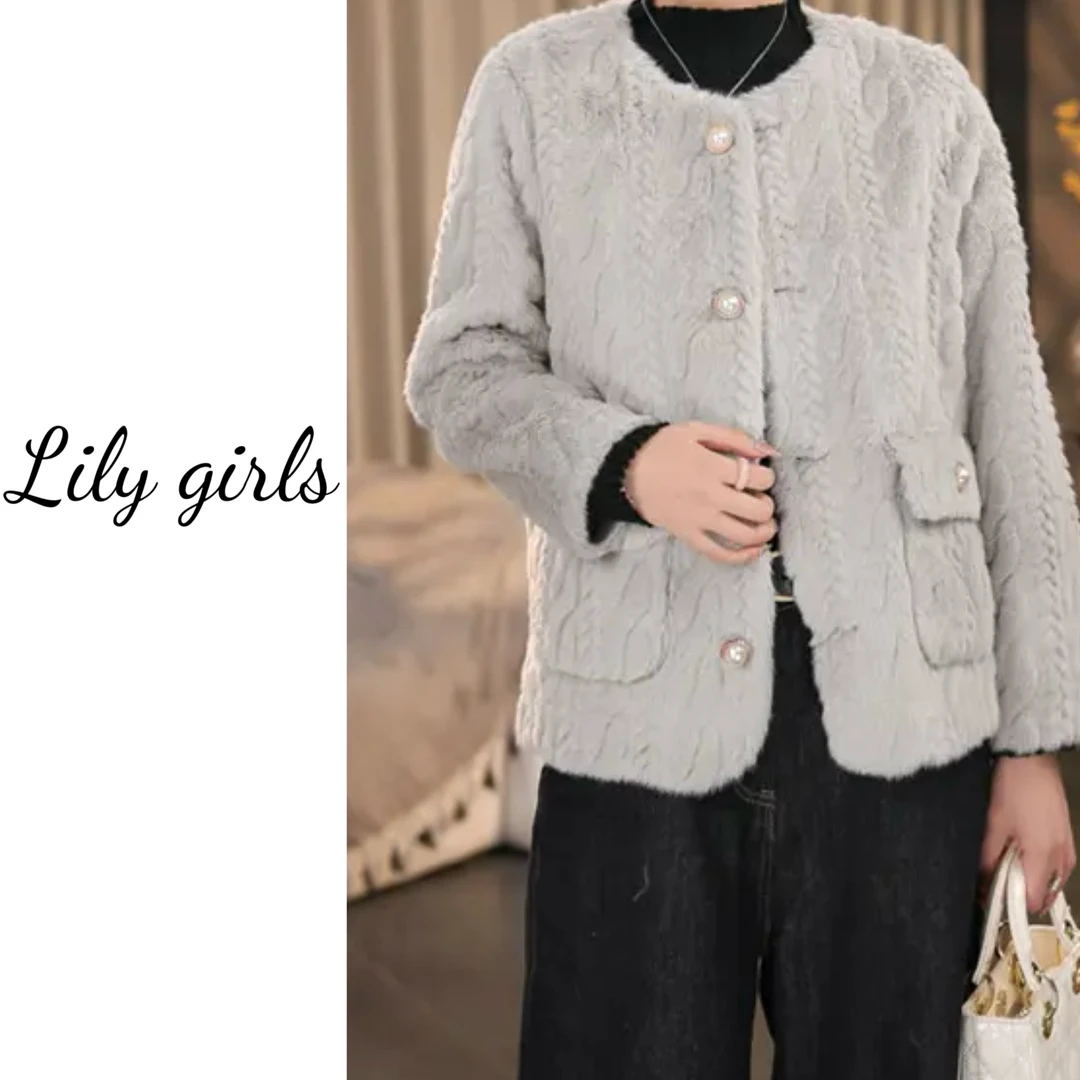 李李【优雅灰】小香风气外套质轻奢短款时尚百搭女士秋冬