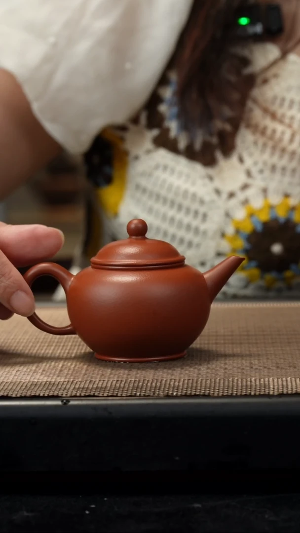 茶壶紫砂朱泥水平120cc