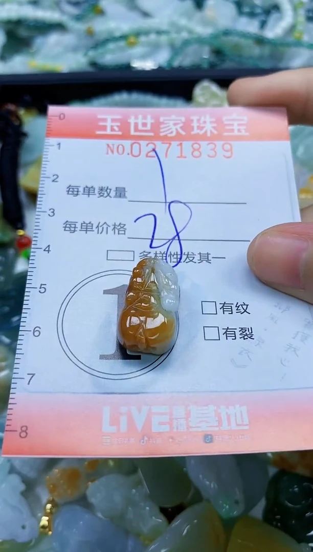 翡翠未镶嵌颈饰闪购0271839