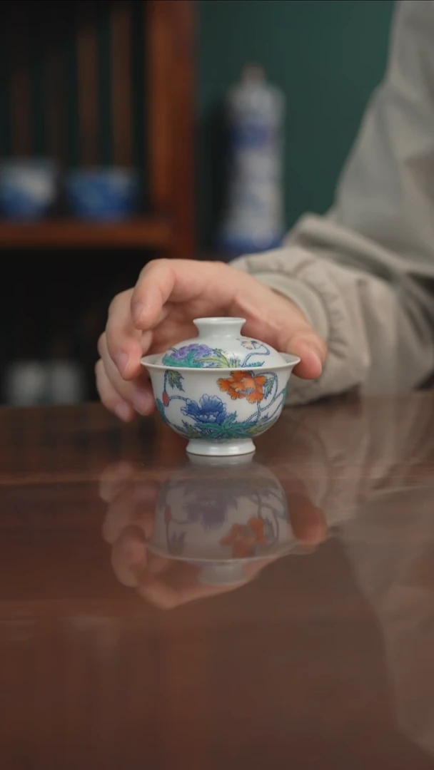 空山明月 新斗彩 虞美人