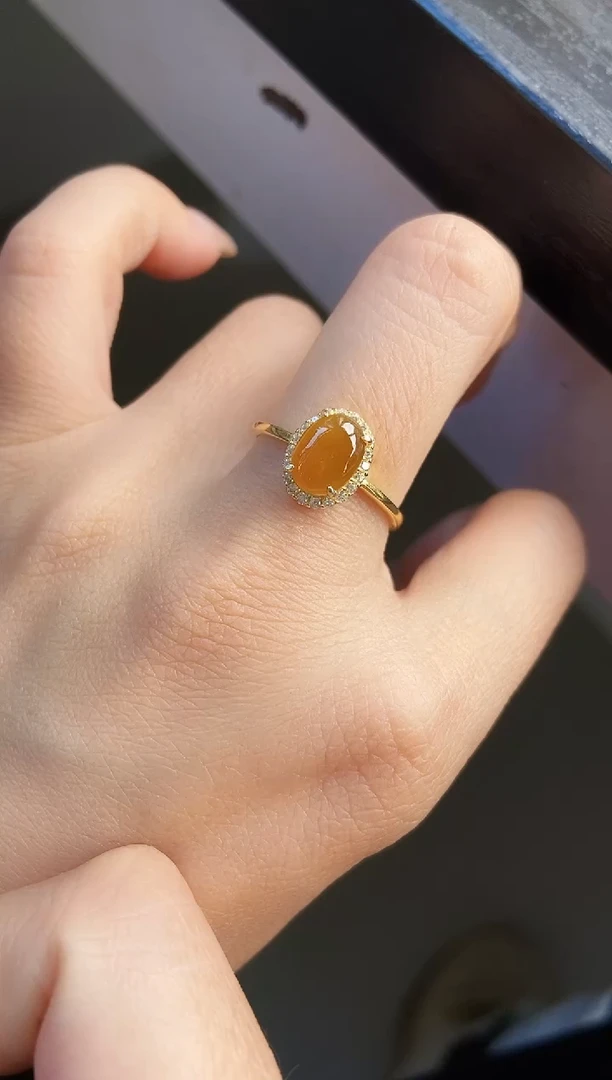 银S925镶嵌戒指翡翠12