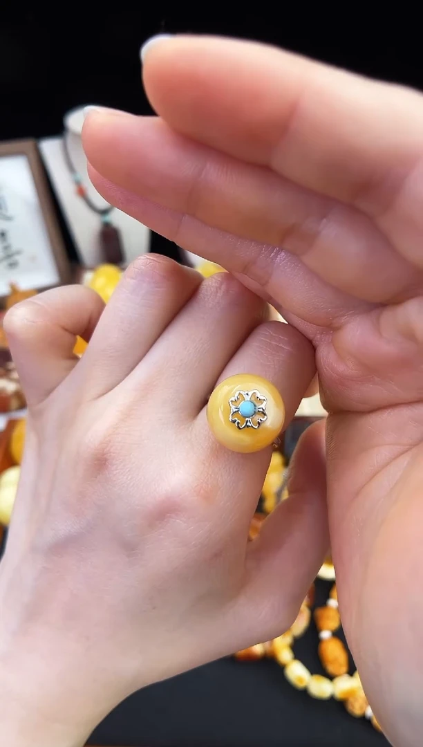 琥珀未镶嵌珠宝奇石柒月
