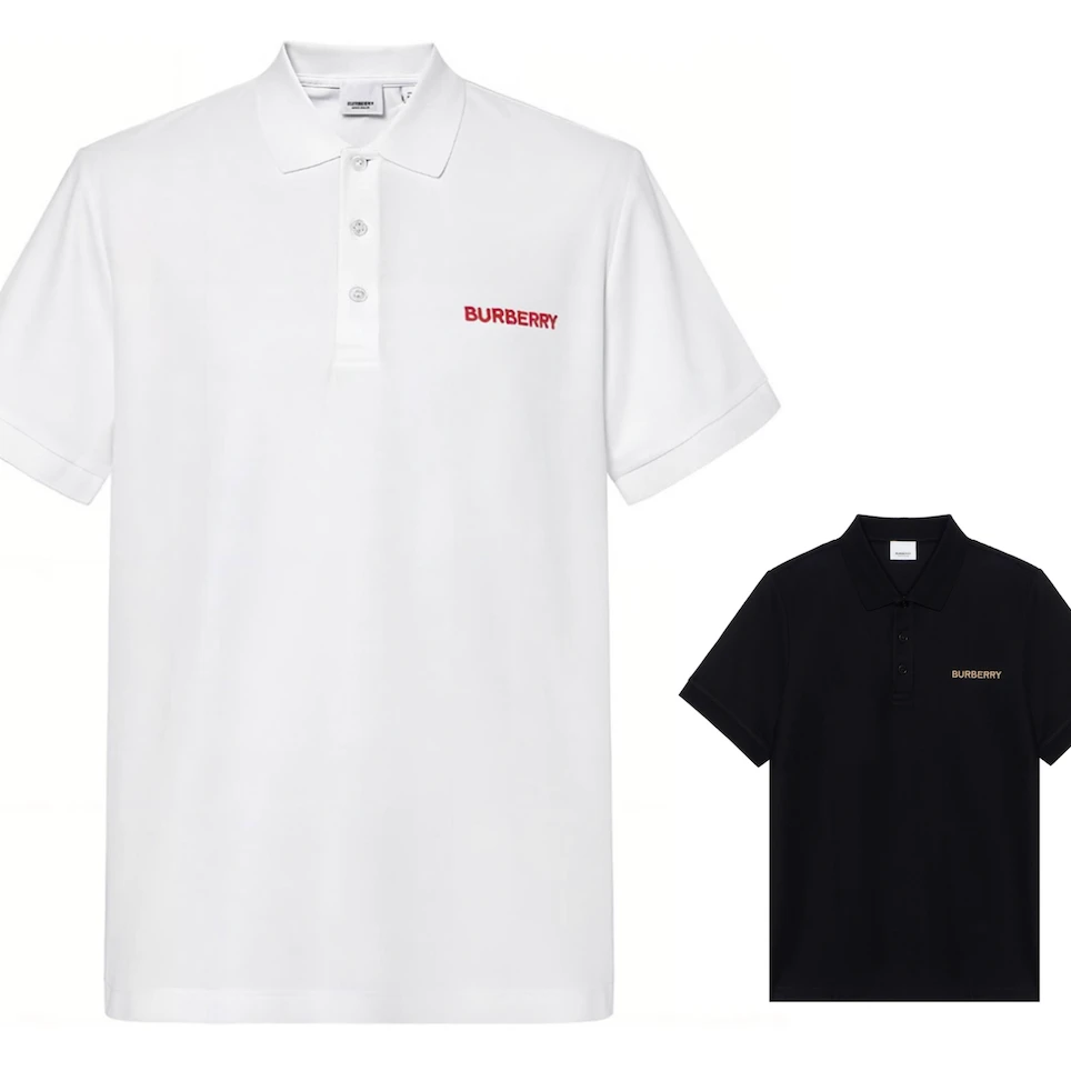 BURBERRY/博柏利(香港发)Logo字母刺绣翻领Polo衫8084436/BCJ xyz