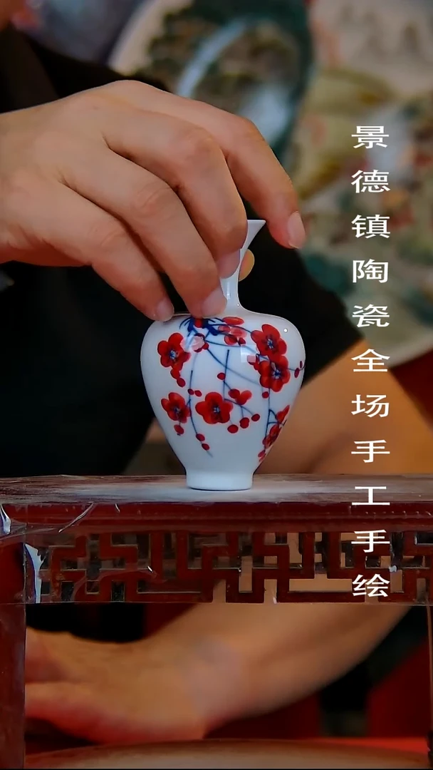 摆件景德镇陶瓷 全场手工手绘