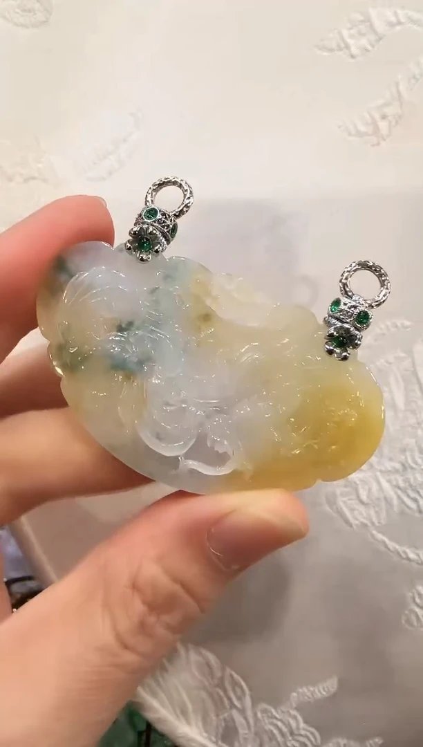 颈饰未镶嵌翡翠国风