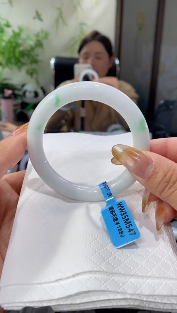 未镶嵌手镯翡翠圈口54-55