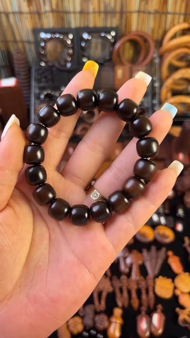 雷枣木玉化料1.2手串桶珠