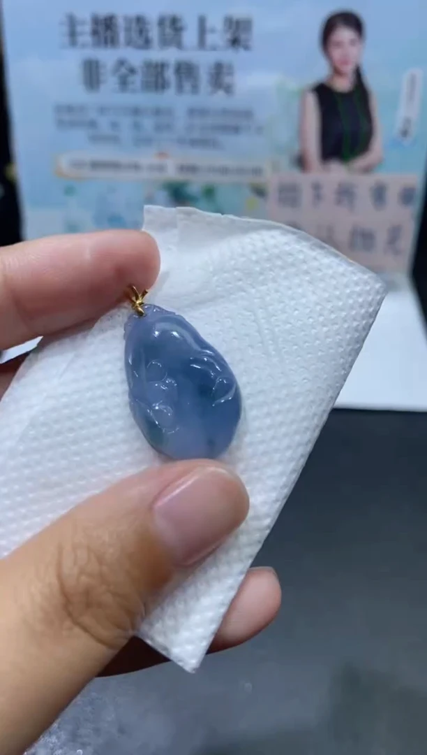 18K金镶嵌定制翡翠天然翡翠A货117