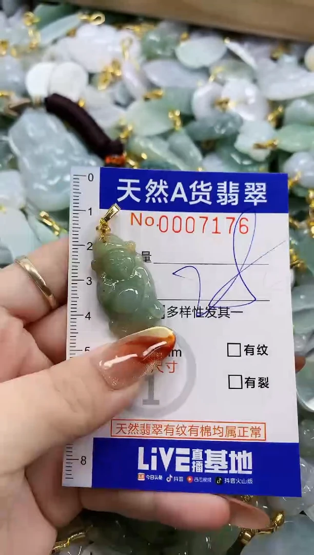 颈饰未镶嵌翡翠天然A货翡翠