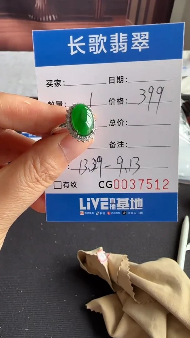 翡翠银S925镶嵌颈饰00007512