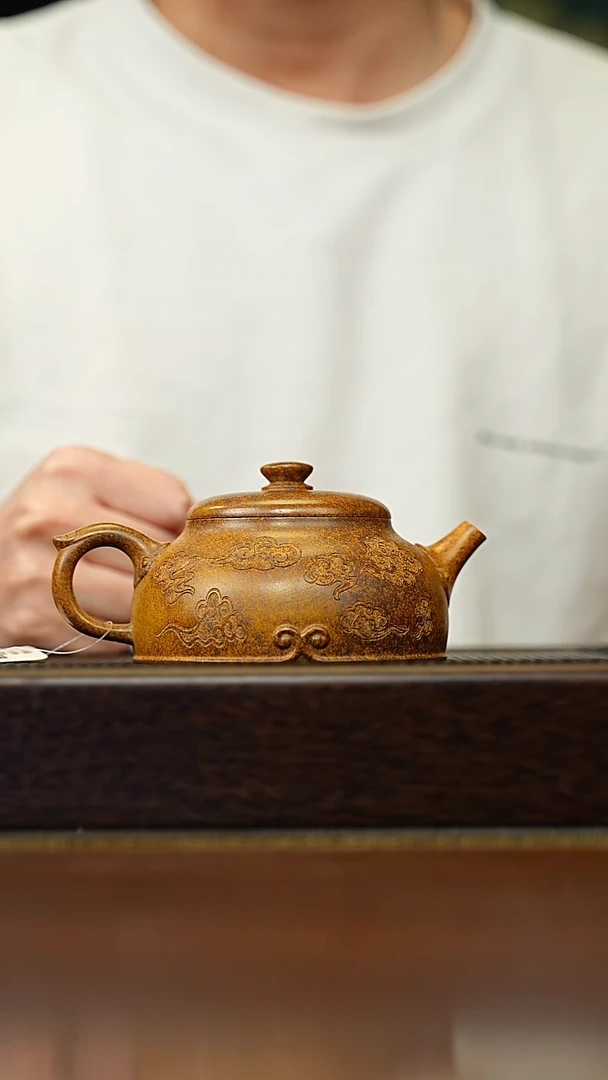 茶壶紫砂宜兴原矿 手工 紫砂壶容量260CC