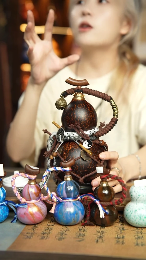 108号600ml左右非遗大漆酒葫芦