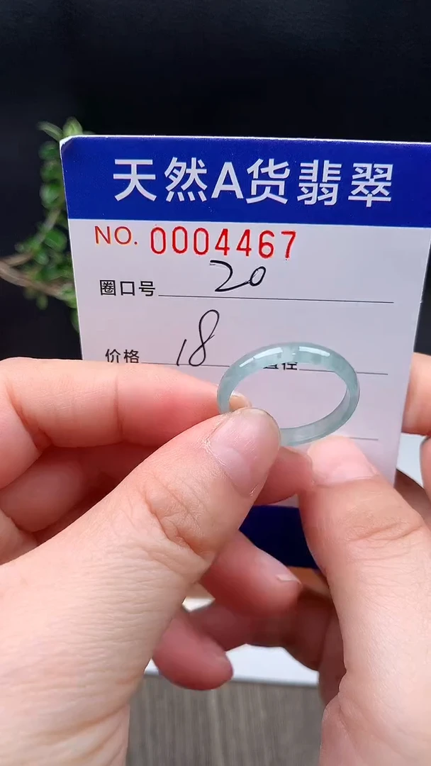 未镶嵌戒指翡翠20#