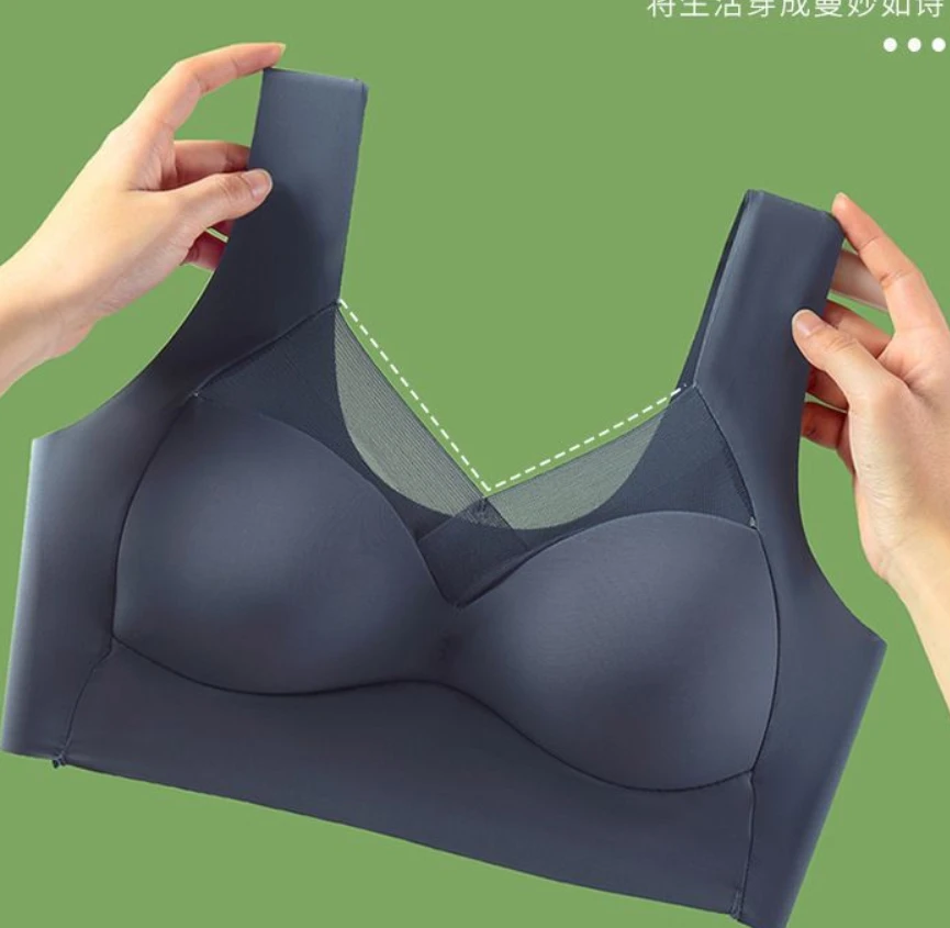 2025大码性感背心无痕聚拢运动内衣欧美女式美背文胸