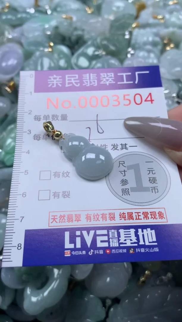 颈饰未镶嵌翡翠3504