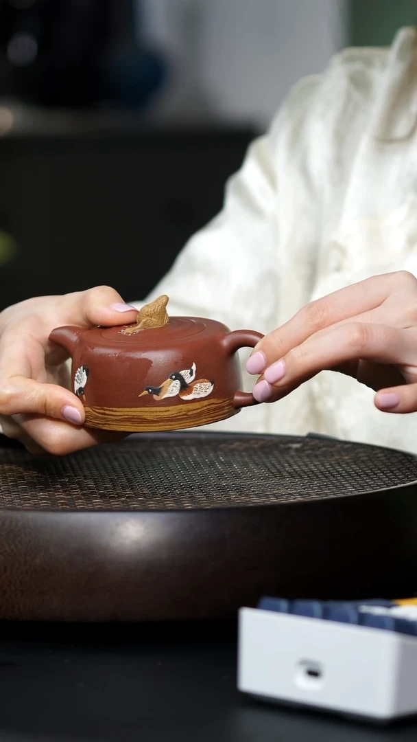 一****…JCY-0400春江水暖鸭先知-紫泥-145cc