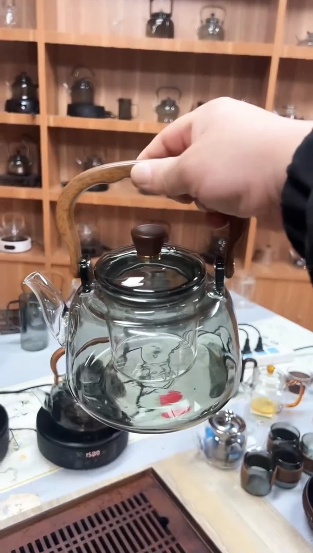 高硼硅玻璃泡茶壶