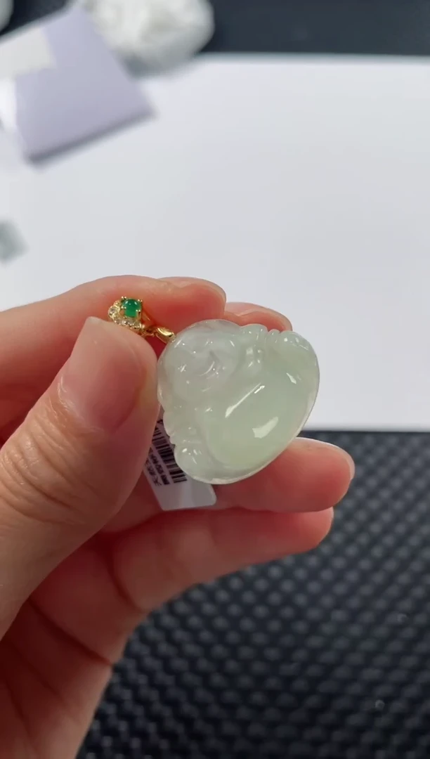 颈饰未镶嵌翡翠 4170 佛公