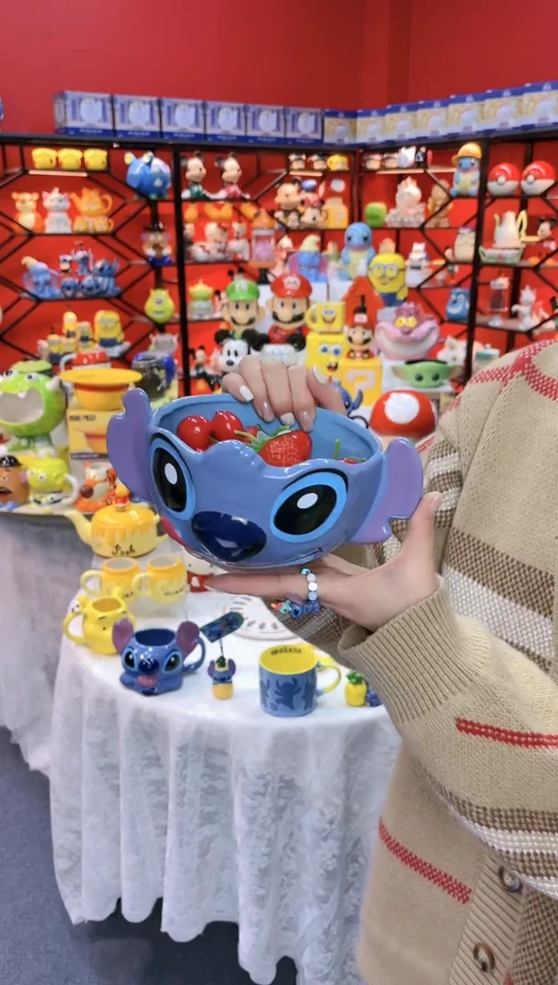 【闪购商品】1@@史迪奇水果沙拉碗