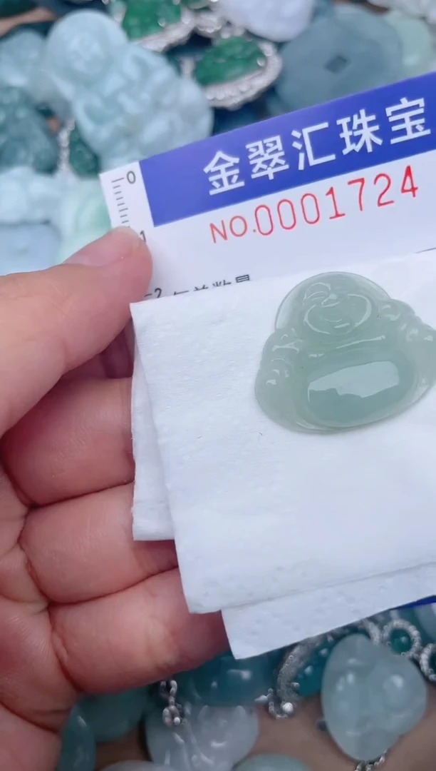 翡翠未镶嵌颈饰1724