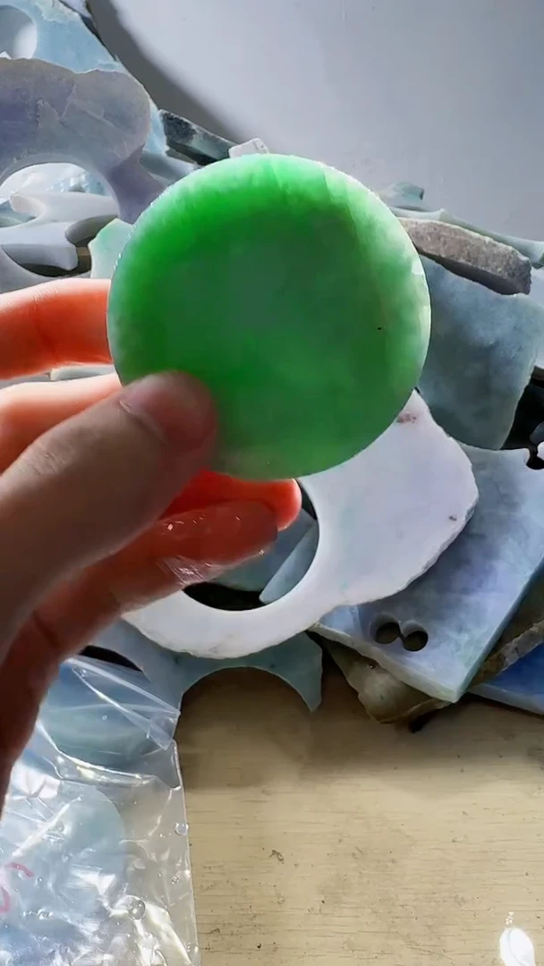 裸石翡翠缅甸翡翠A货文799