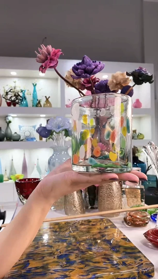 慕忆家手作琉璃花瓶
