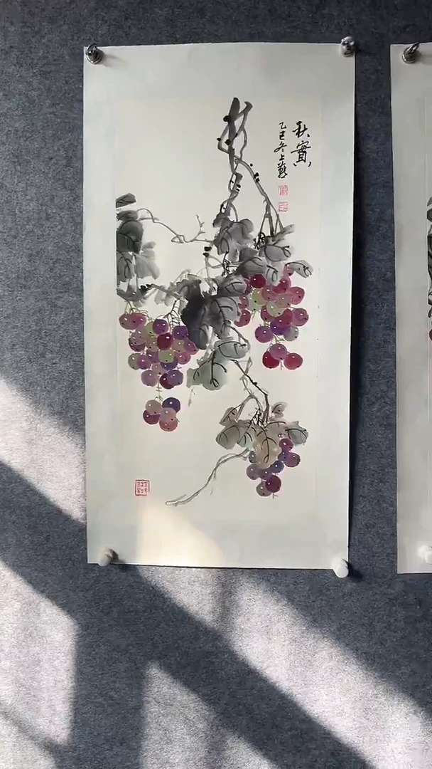 国画国画王生意葡萄