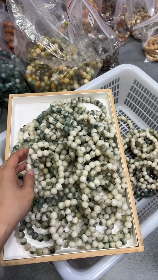 【闪购商品】菩提根/象牙果手串12猫头瑕疵不挑（808）