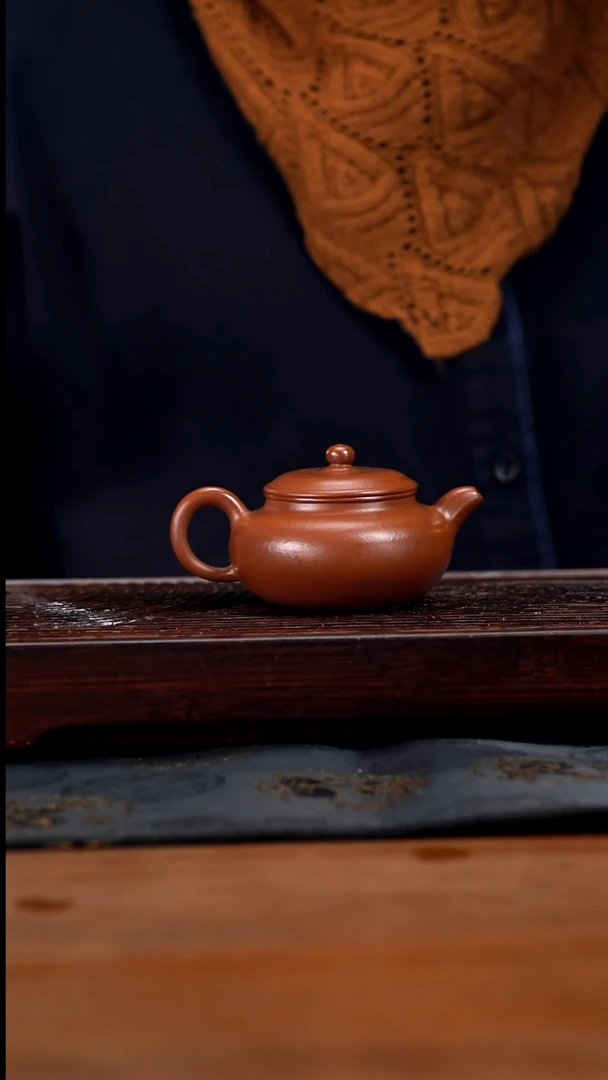 【闪购商品】紫砂茶壶150cc原矿小煤窑朱泥仿古27