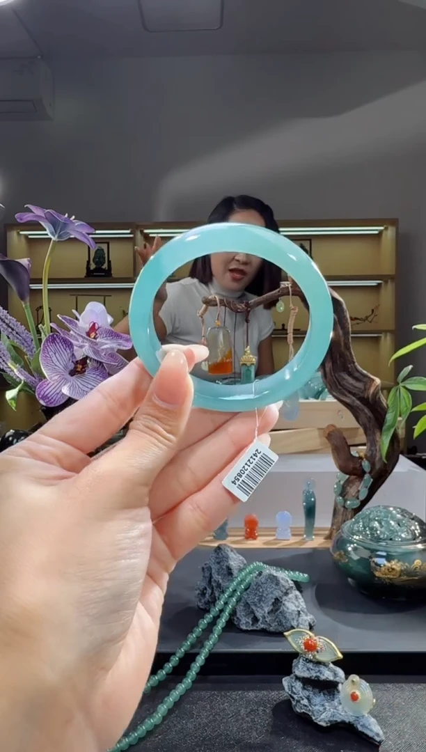 未镶嵌手镯翡翠56圈