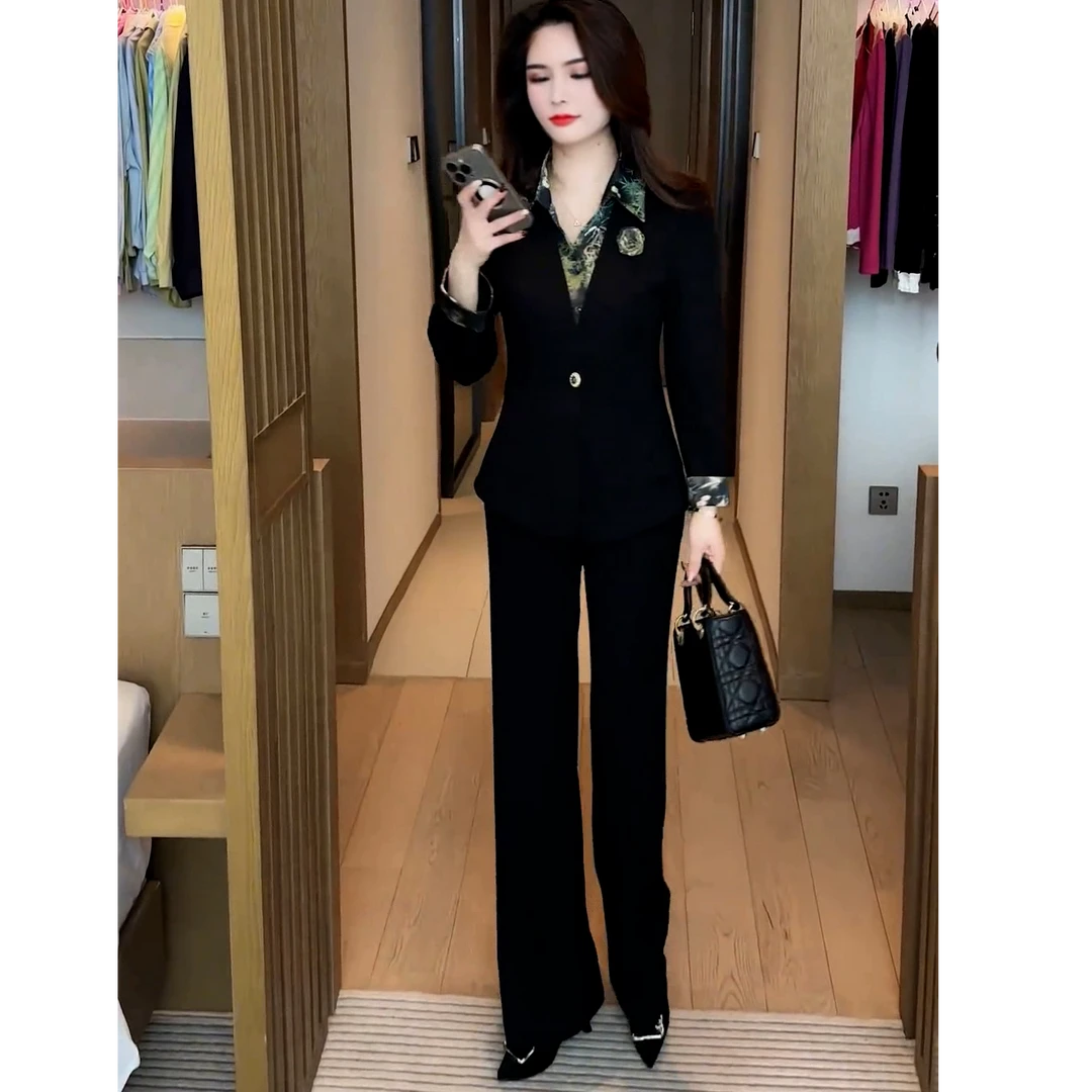 小香风时尚套装女2025新款春秋今年流行爆款气质轻奢高级感两件套