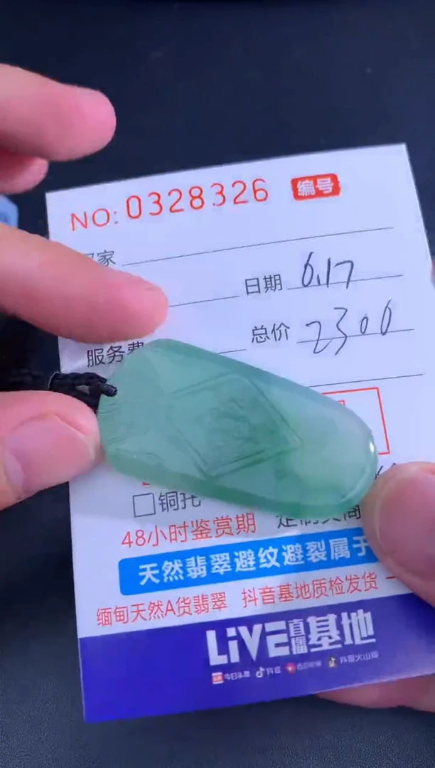 翡翠未镶嵌颈饰天然A货翡翠