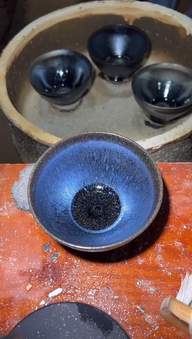 茶盏陳****y6柳宣堂开窑现场瑕宝6900