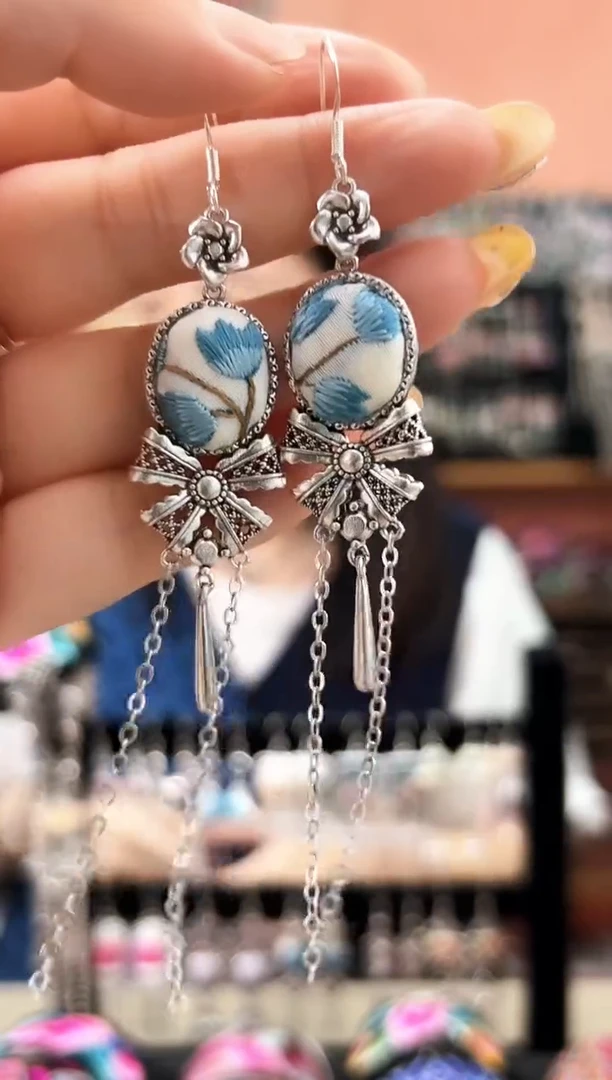 织绣艺枝独绣老绣饰品77