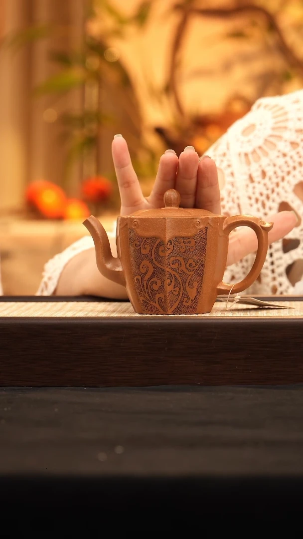 茶壶紫砂SS0520011431如意吉祥 蟹黄段