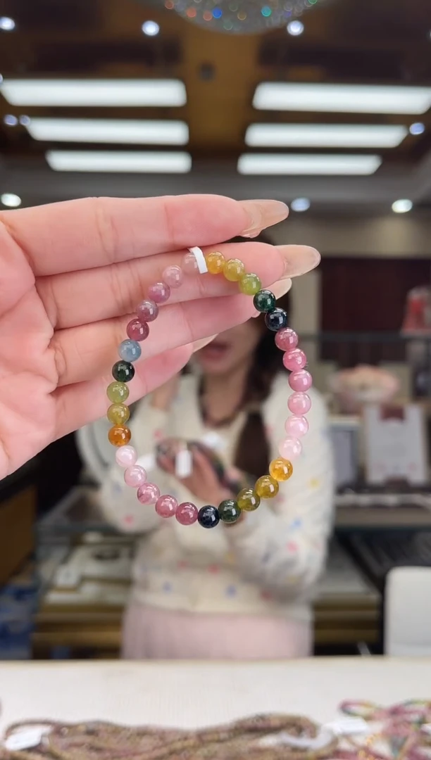 【闪购商品】碧玺/未镶嵌6mm+碧玺单圈多样性发货31