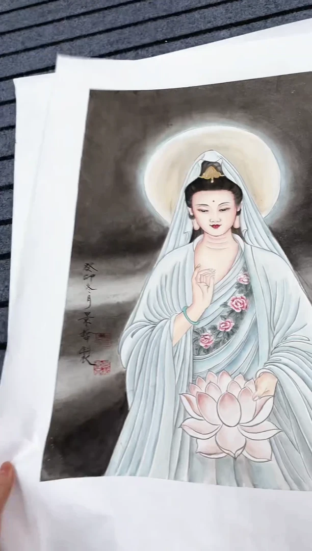 精品国画人物作品