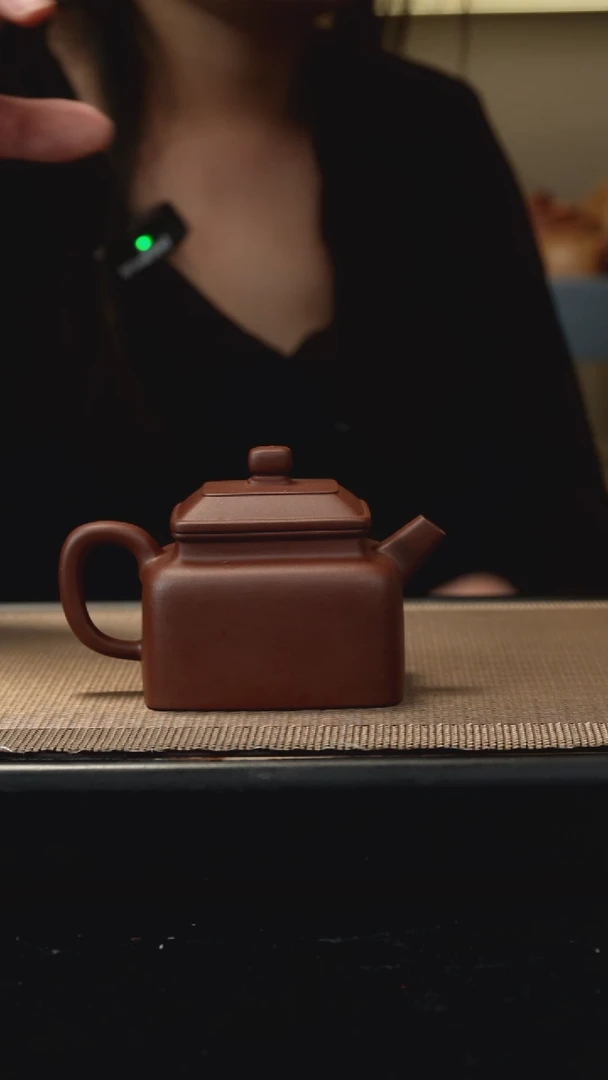 紫砂茶盏中槽清四方德钟170CC