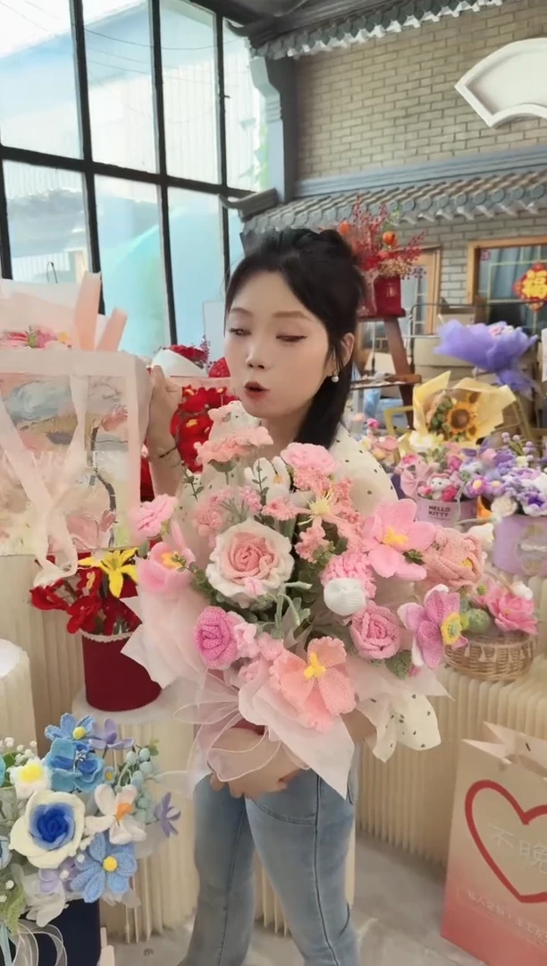 非遗手工定制花束，孤品清仓！！