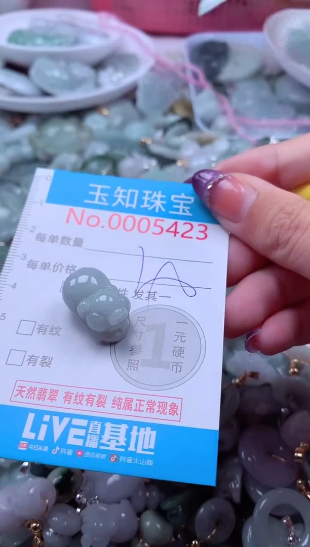 翡翠未镶嵌吊坠(不含链)5423