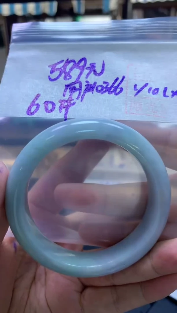 未镶嵌定制翡翠用****6手镯60#589元毛货需抛光