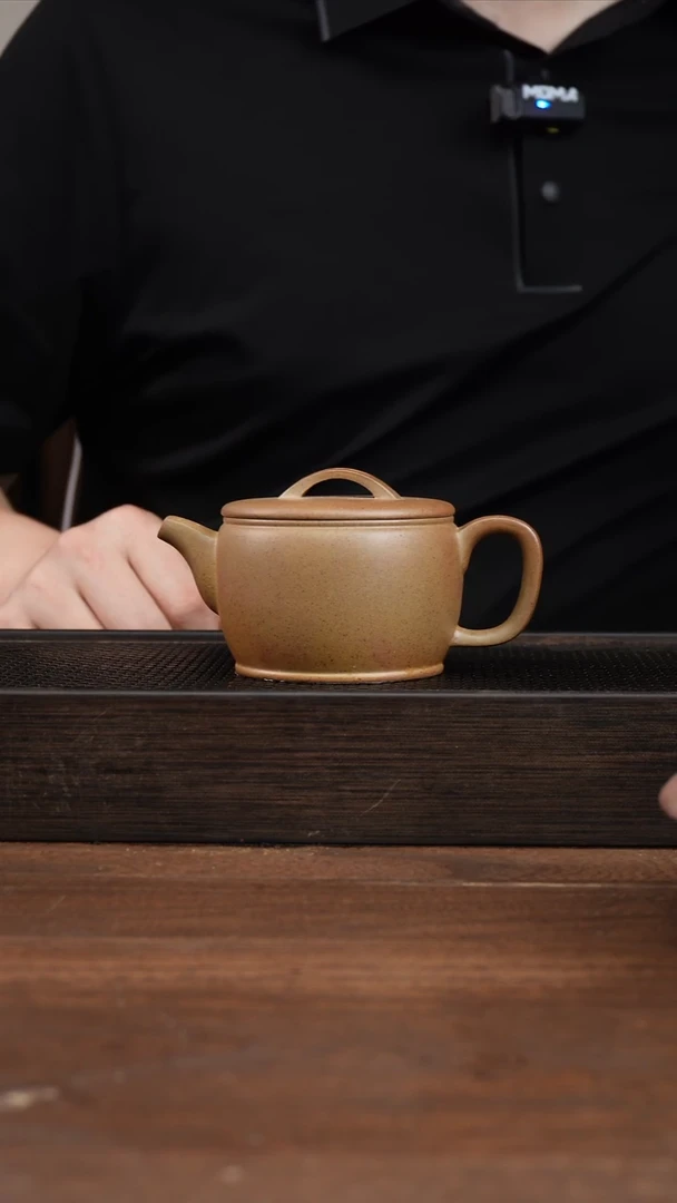 茶壶紫砂黄金柴烧汉瓦      220CC