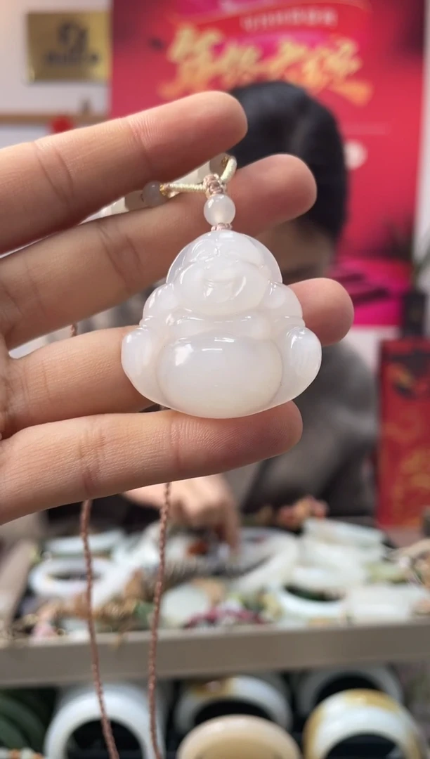 【闪购商品】和田玉颈饰未镶嵌佛公卡35发一件